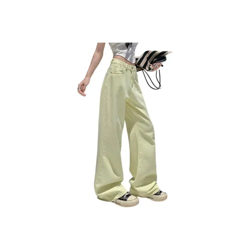 PAZZO Светло-желтые Женские Джинсы