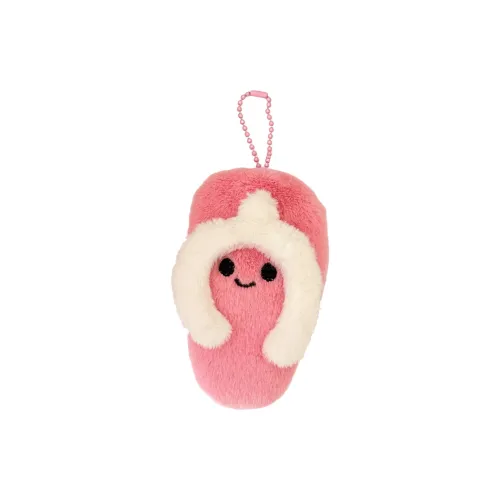 MDH Cute Squeaky Slippers Flip Flops Plush Toys Plush Pendant 11cm Recommended Height