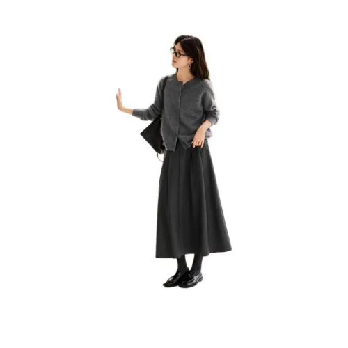 XWI Темно-угольный серый женский трикотаж