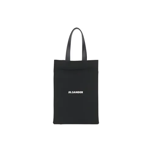 JIL SANDER Хлопок Тоут Сумка Сумка для покупок Сумка Обычная Мужская Черная