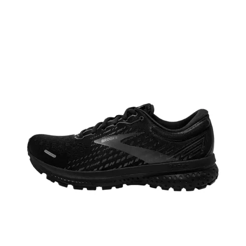 Brooks Ghost 13 Дышащие Беговые Кроссовки Женские Черные