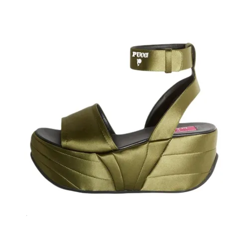 EMILIO PUCCI One Sandals Strap 9,0cm Women's Khaki Green EMILIO PUCCI One Сандалии Ремешок 9,0 см Женские Хаки Зеленый