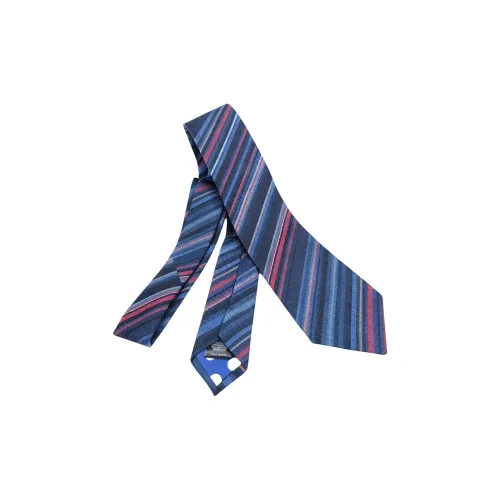 Paul Smith Шелковые галстуки унисекс Морской синий Красный