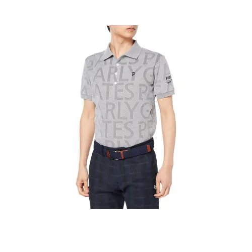 PEARLY GATES Белый Синий Мужская Поло