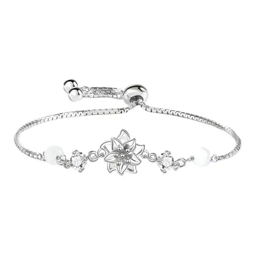 LINGSHIYUE Браслеты из нефрита с цветной глазурью Женские