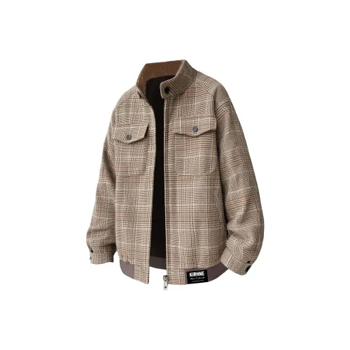 KIRHNE Коричневый Унисекс Куртки