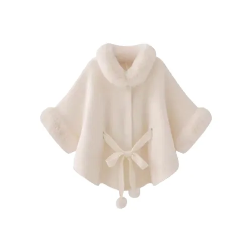 SCCREBEL OFFICIAL Экрю Женские Меховые изделия