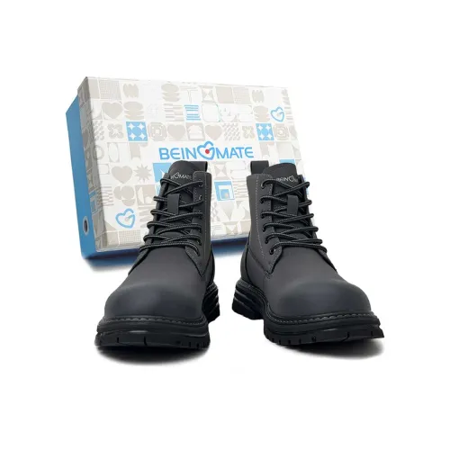 BEINGMATE Короткий ботинок Martin Мужской Черный Серый