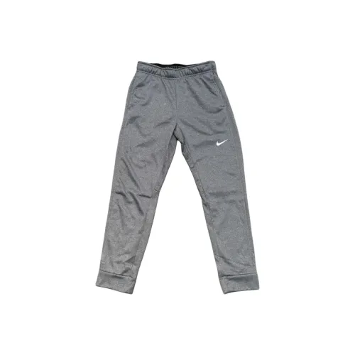 nike Серые Детские Вязаные Тренировочные Штаны