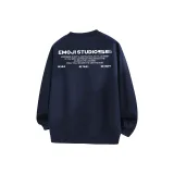 Темно-синий синий с флисовой подкладкой (высококачественный флис)