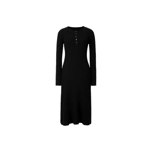 Hopeshow Длинное платье с длинными рукавами женское