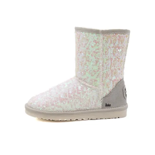 Bake Сноубутсы Белые Женские