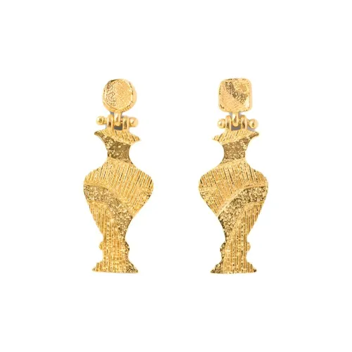 WENS Серьги из меди с золотым покрытием женские