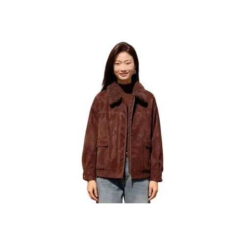 ZUOSAISI Hot Шоколад Женские Бархатные Куртки