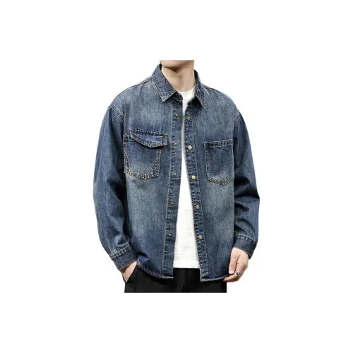 SLLAVIF Синий Мужской Куртки