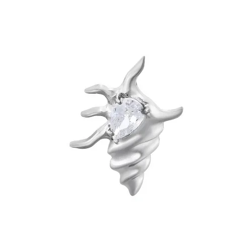 ICEGANG 5A Кубический цирконий Серьги-гвоздики Унисекс