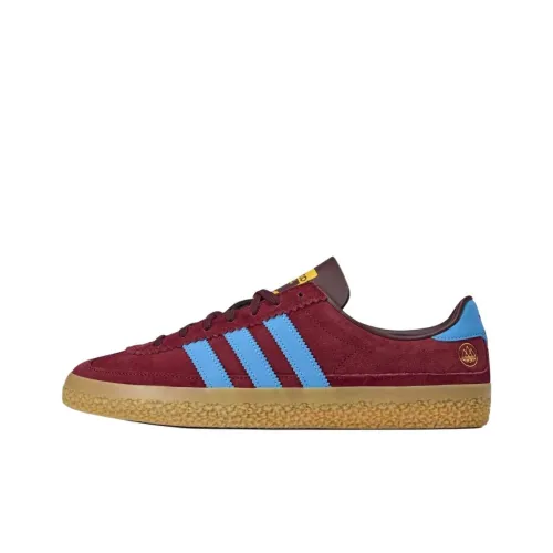 Aston Villa x Adidas Originals Roelee SPZL Скейтборд Кроссовки Унисекс Красный Синий