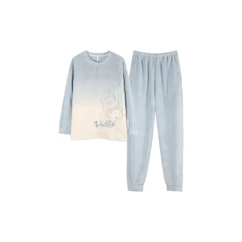 Cotton Gene Синий Мужской Пижамные комплекты