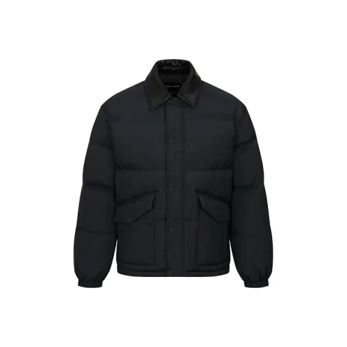 URBAN REVIVO Темно-синий Синий Мужской Пух