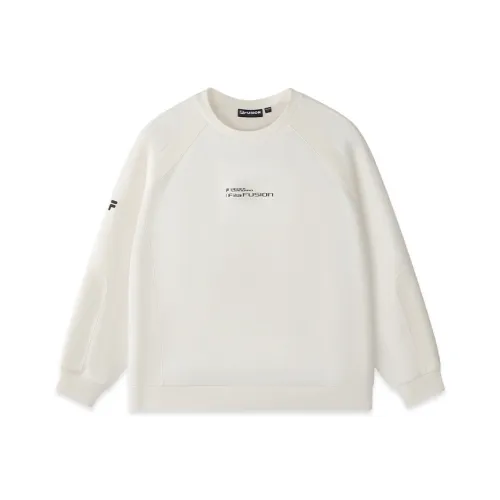 FILA FUSION Пуловер Свитшот Мужской Стандартный Белый