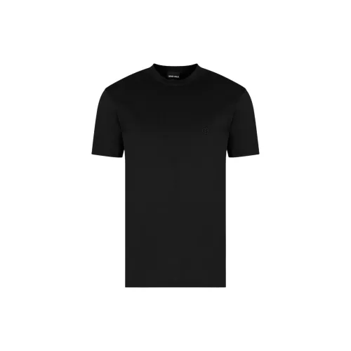 GIORGIO ARMANI Черный мужской пижамный топ