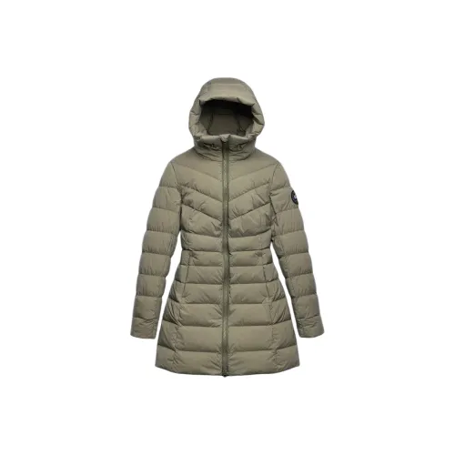 Canada Goose Down Jacket Women's Gray Green Канада Гусе Пуховик Женский Серый Зеленый