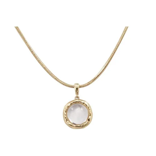 Retro Chic Brass Gold Plated Инкрустированный Кристальный Flora Подвеска Женские