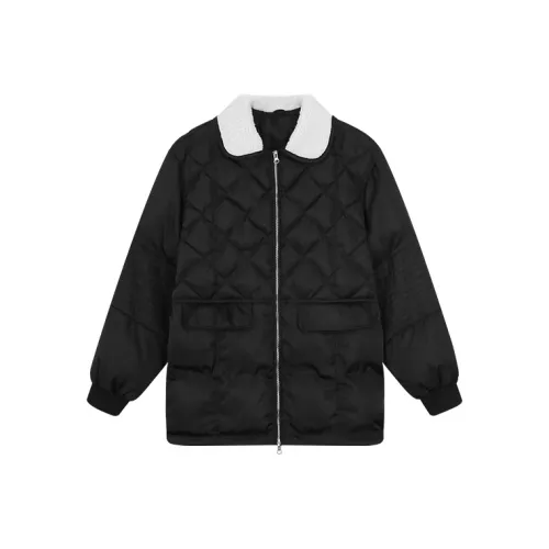 Black Women's Down Jackets (Пуховики)