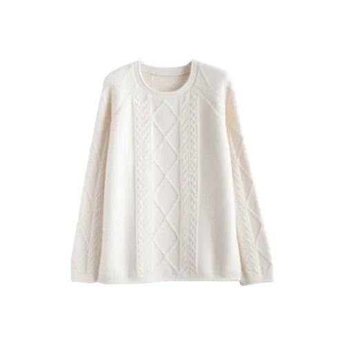 Tonlion Экрю Женские Свитера
