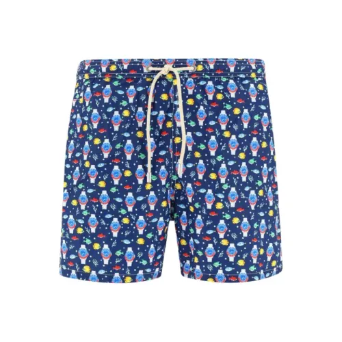 MC2 SAINT BARTHELEMY Пляжные шорты Мужские Синие