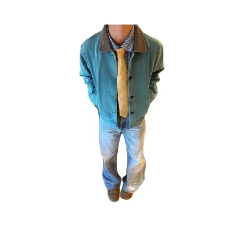 TUOFEI Павлин Синий Унисекс Куртки