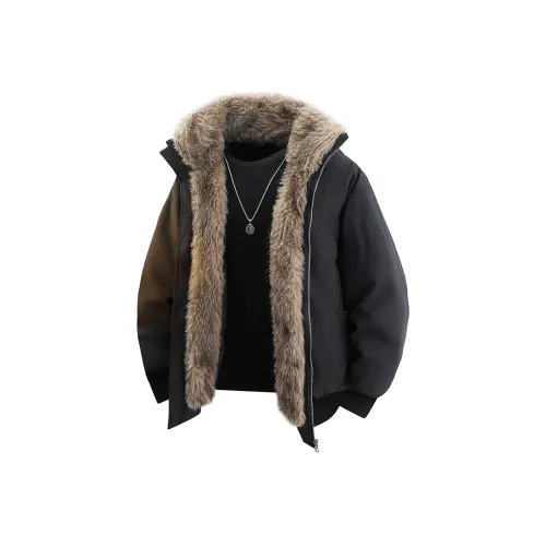 BLACK AT Унисекс Пуховики