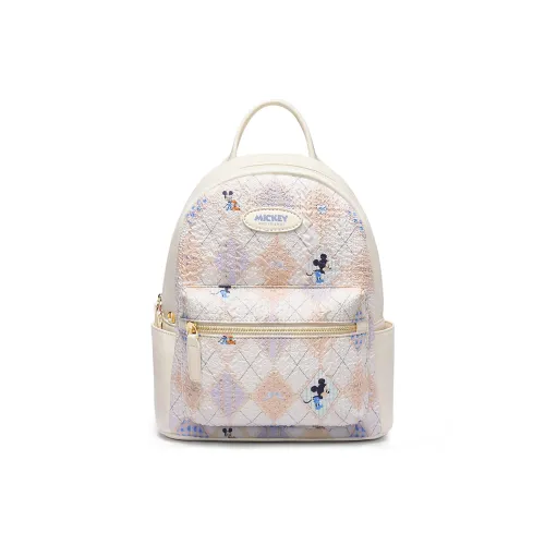 Disney Mickey ПУ (полиуретан) Рюкзак Стандартный Женский Экрю