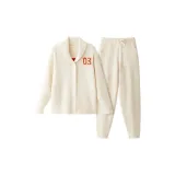 [Женский откладной воротник] Литий белый