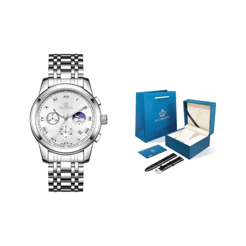 MG.ORKINA MG Кварцевый механизм ремешок из нержавеющей стали мужские часы многоцветный циферблат