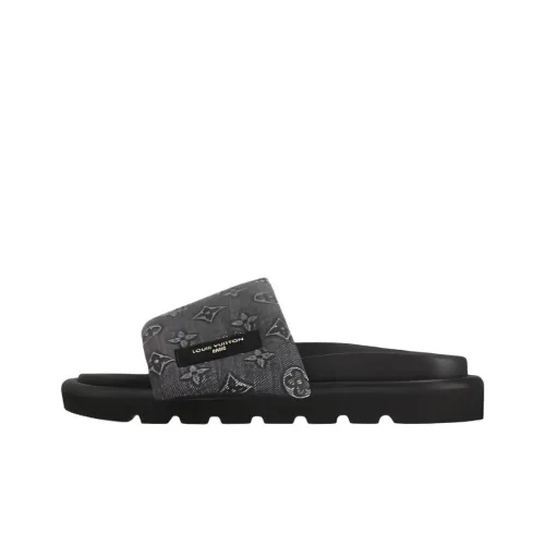 LOUIS VUITTON Pool Pillow Comfort Слипоны Женские Черный