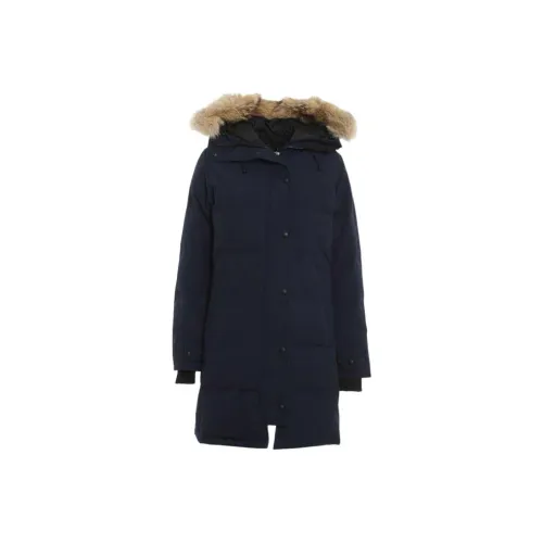 Canada Goose Shelburne Series Пуховик Зимний Женский Небесно-Синий Океан