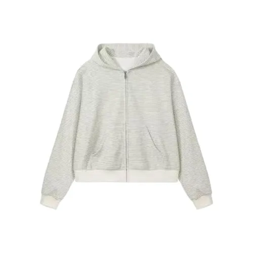 GUOZHEN Полосатый пальто женские трикотаж