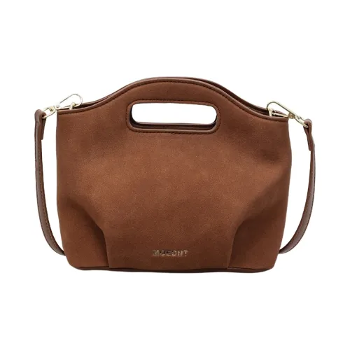 WRELS Замша Сумка Стандартная Женская Коричневый Кофейный Черный