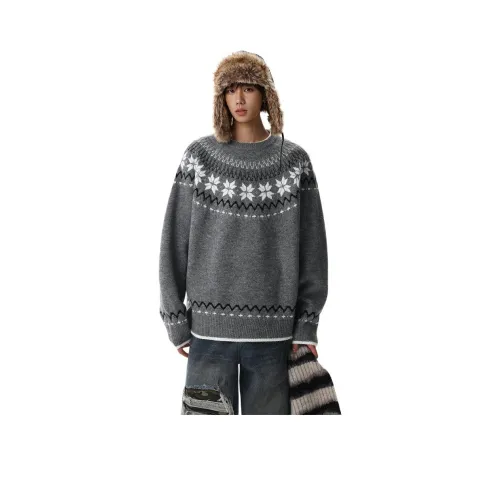 TUOFEI Светло-серый Унисекс Трикотаж