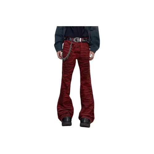 LEONBINNO Red Unisex Jeans LEONBINNO Красный Унисекс Джинсы