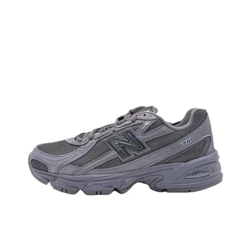 New Balance NB 740 Дышащие Беговые Кроссовки Унисекс Черный Серый