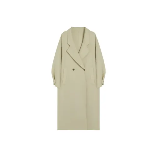 GZQJ Белое Женское Пальто