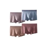 4 пачки, 100% хлопок, дышащий комплект из 4 штук трусов-бикини