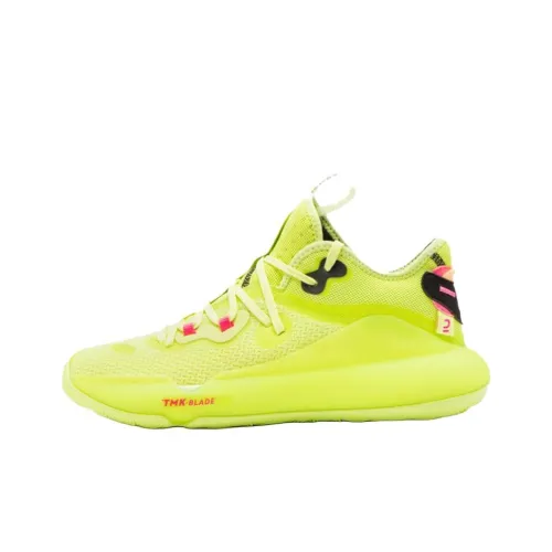 DECATHLON SE500 IVJ2 Противоскользящие Устойчивые к износу MID Баскетбольные кроссовки Мужские Желтый Черный