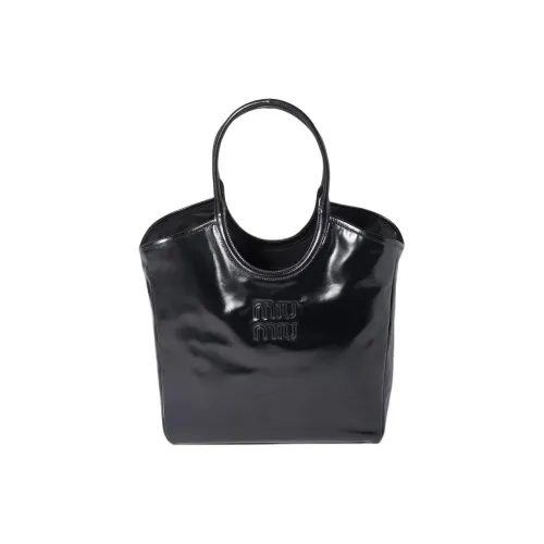 MIU MIU Ivy Корова Кожа Сумка Женская Черная