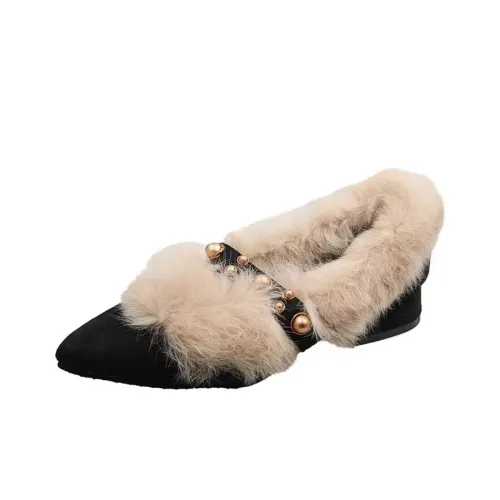 Wuji Грубый каблук Мэри Джейн Женские туфли