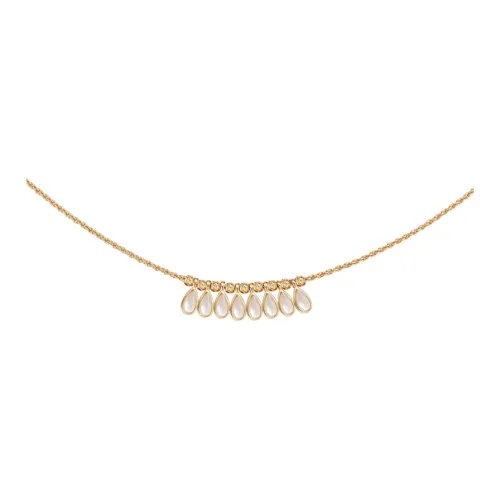 Retro Chic Brass Gold Plated Инкрустированный Кристалл Беллфлауэр Ожерелье Женское