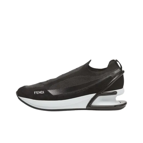 FENDI Slip-on Low Top Повседневная обувь Женская Черная