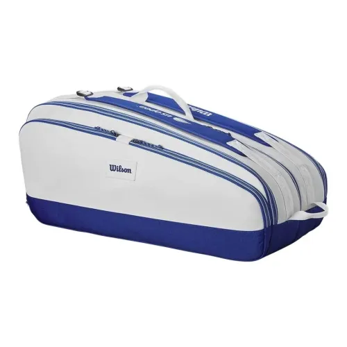 Wilson Полиэстер с ПУ (полиуретан) Спортивный зал Сумка Унисекс Синий Белый